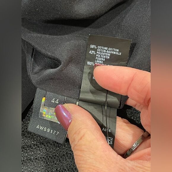 Fendi Black Pleated Wool-Blend Skirt - Size 44 - Made in Italy - Picture 5 of 5